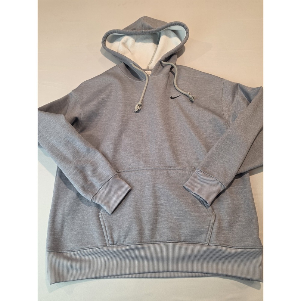 nike therma fit Pullover hoodie Mens Medium Gray Soft